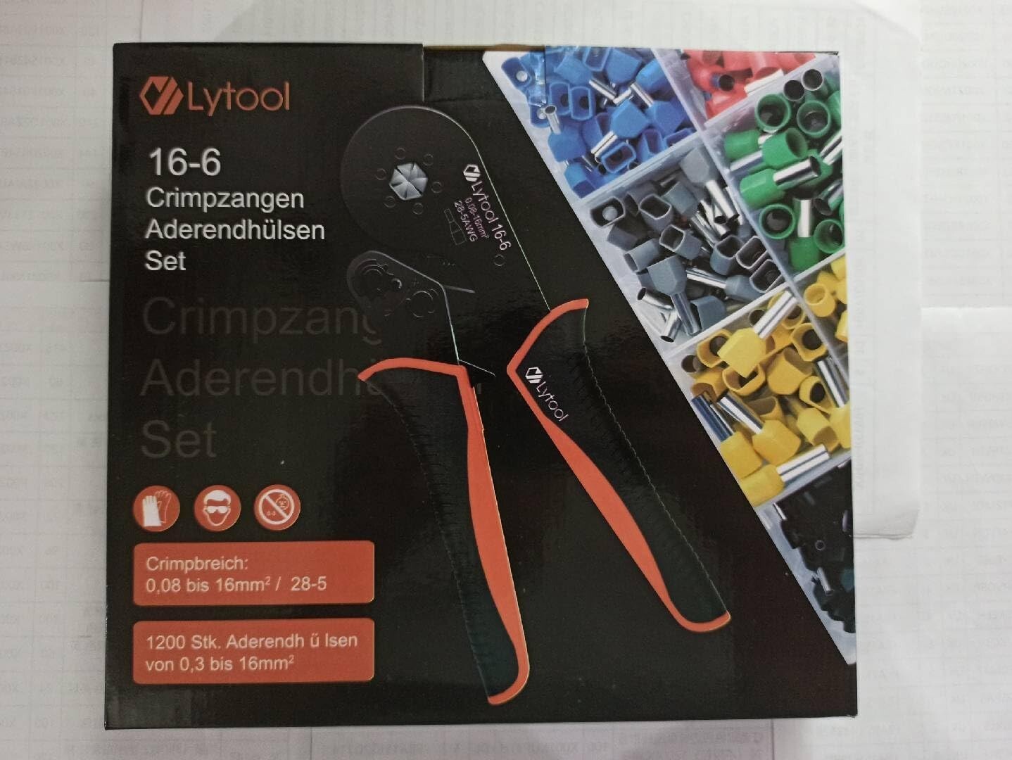 Precision Wire Ferrule Crimping Tool Kit - 1200 PCS Ferrule Connectors Included