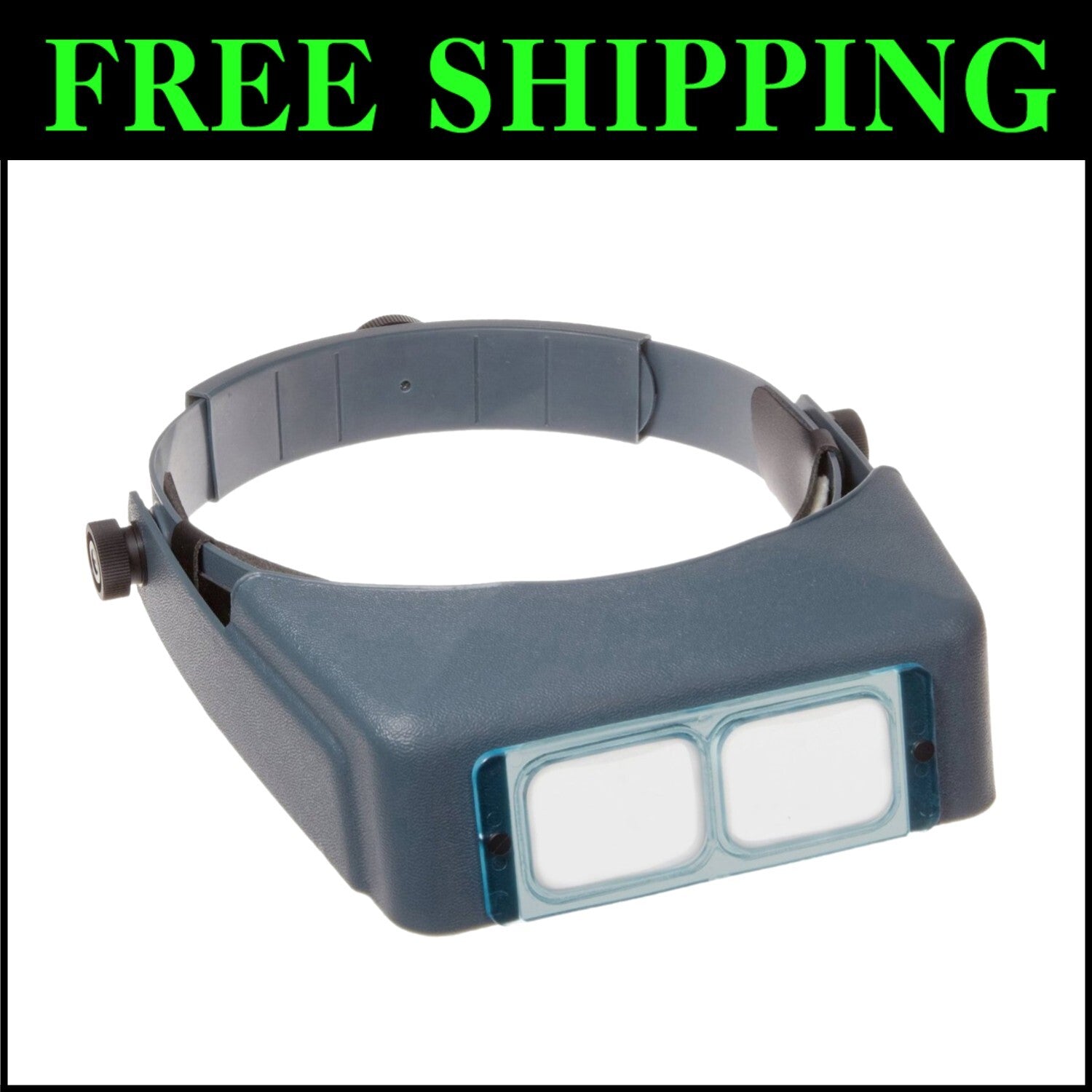 Lightweight Donegan OptiVISOR Headband Magnifier with Adjustable Visor Fit