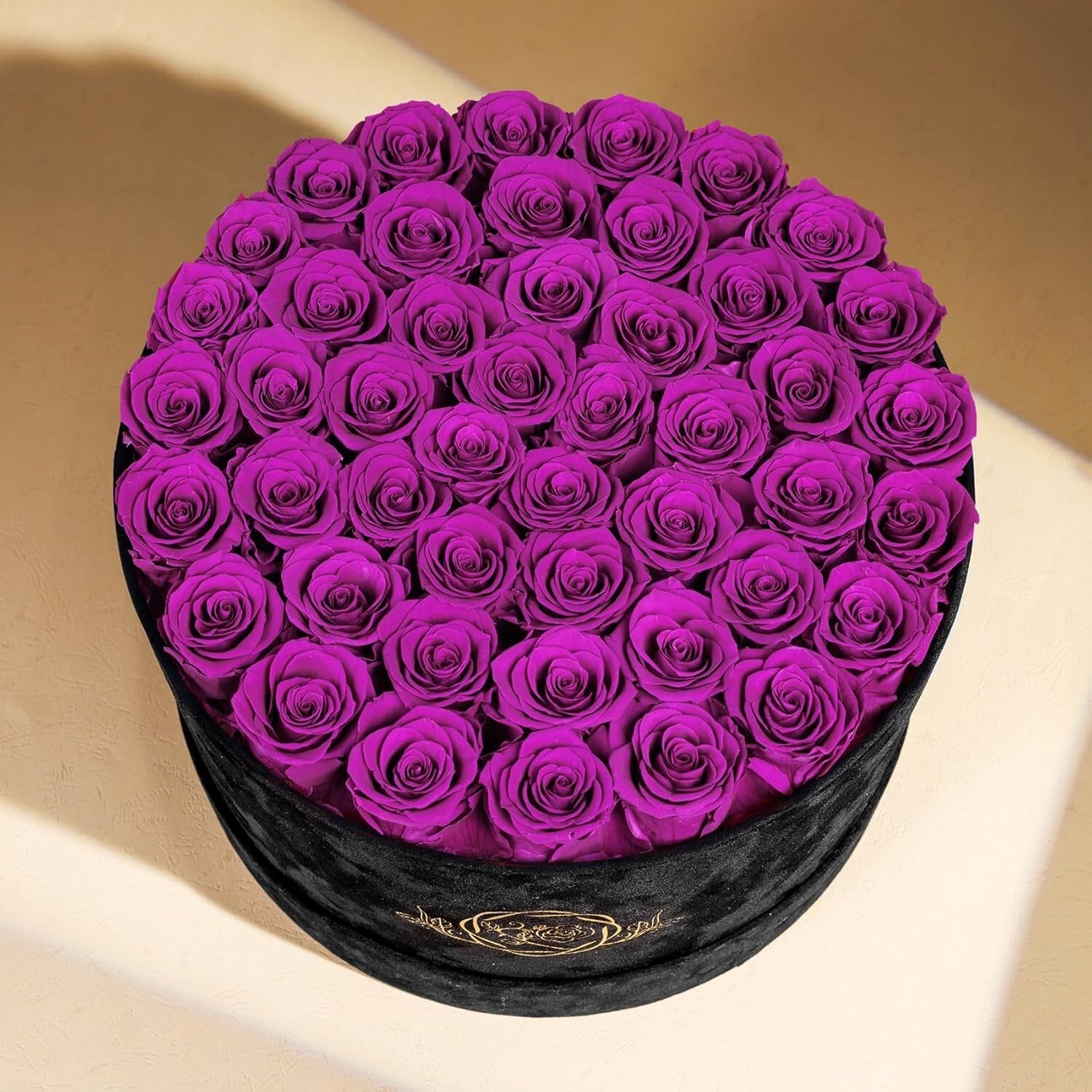 47 Handmade Rosy Beauties in Velvet Box - Perfect for Mother’s Day or Birthdays