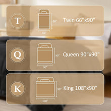 Load image into Gallery viewer, Lightweight King Size Blanket with Satin Trim - Ideal All-Season Comfort, 90x108