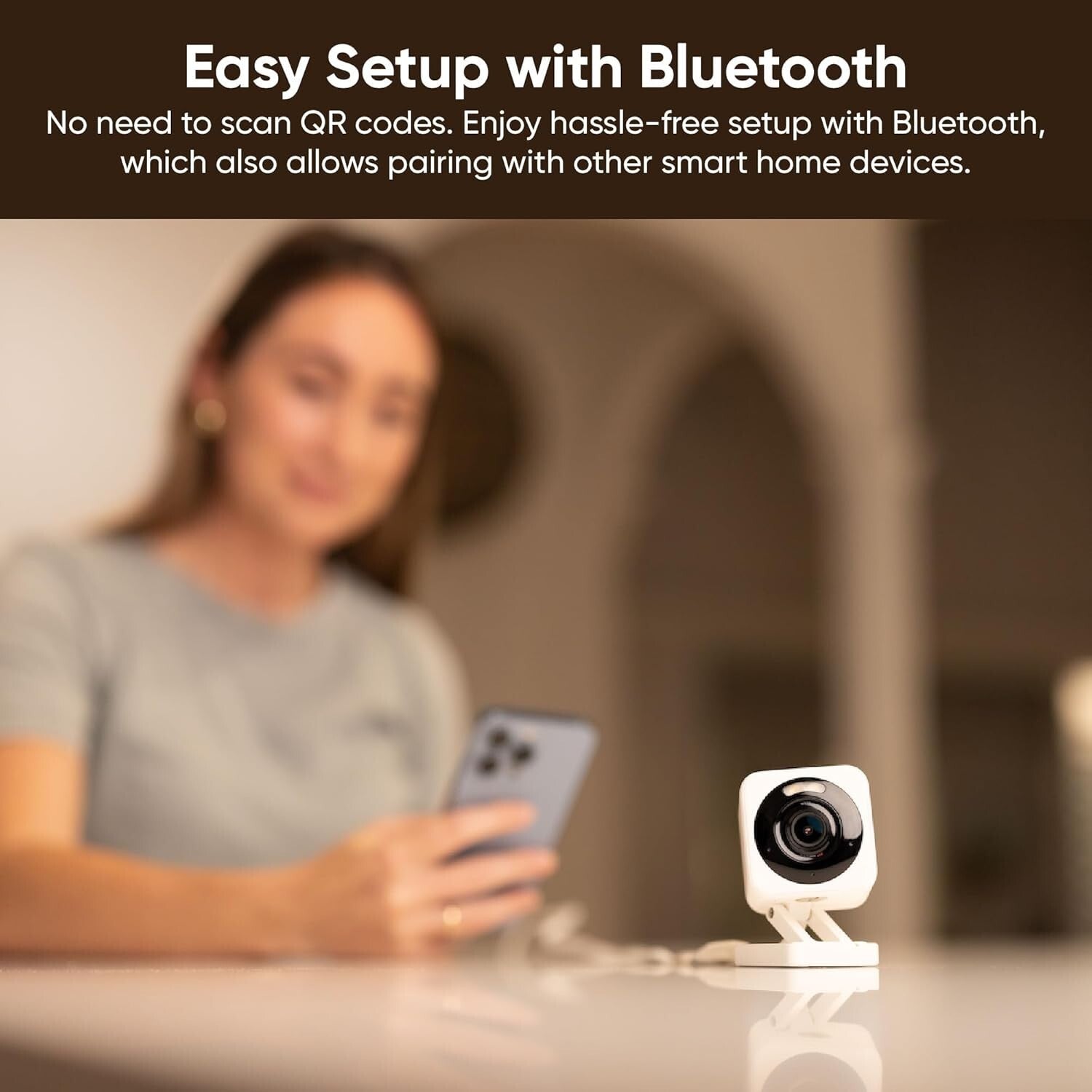 Advanced Indoor/Outdoor Security Camera with Two-Way Audio & Motion Spotlight
