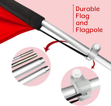 Load image into Gallery viewer, Portable Hot Dog Feather Flag Kit - Outdoor/Indoor Advertising with Ground Stake