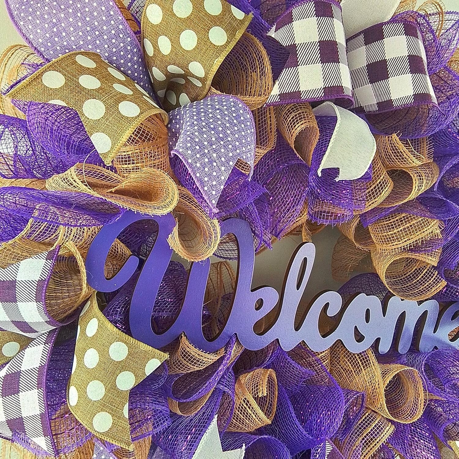 Customizable Jute Welcome Wreath - Perfect Handmade Gift for Every Occasion