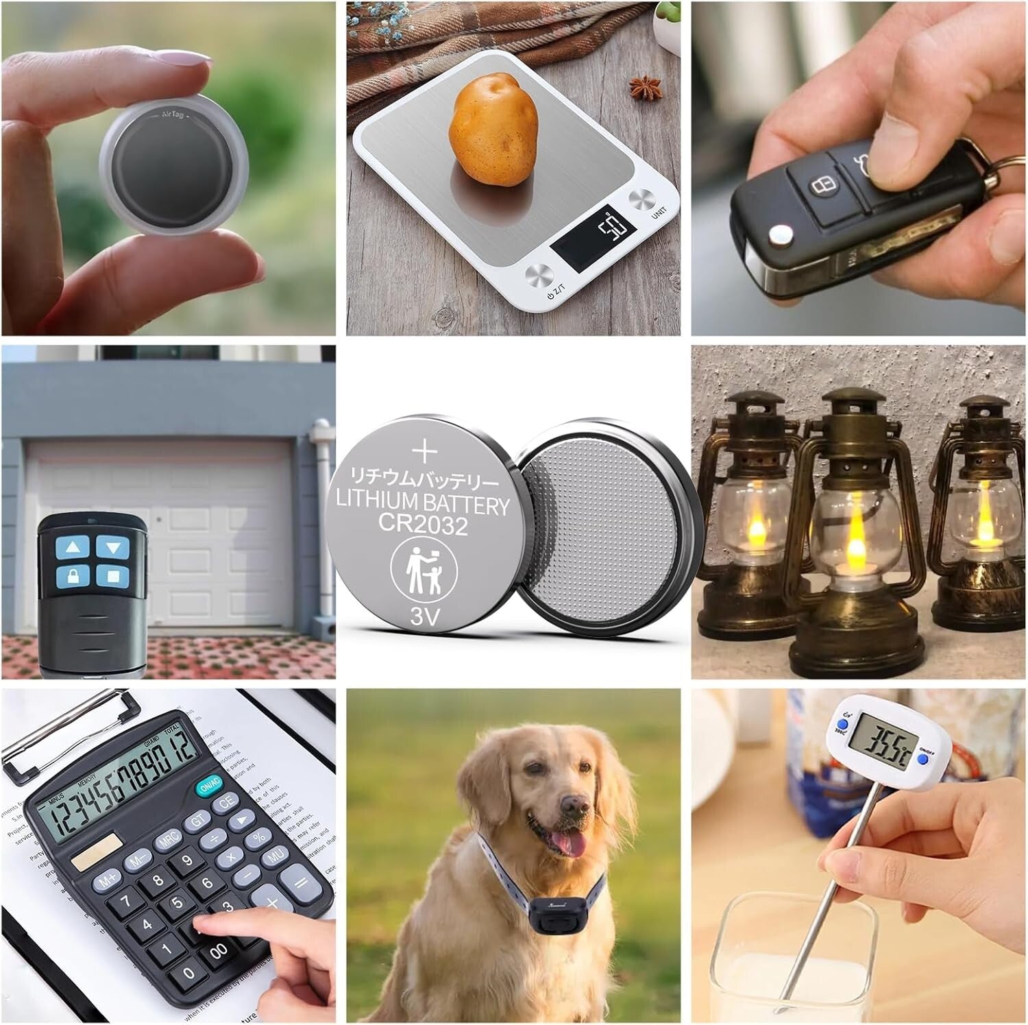 40-Pack CR2032 Lithium 3V Coin Batteries - Long-Lasting Power & Compatibility