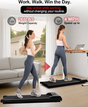 Load image into Gallery viewer, Whisper-Quiet Portable Under Desk Treadmill - Walking Pad with Remote Control