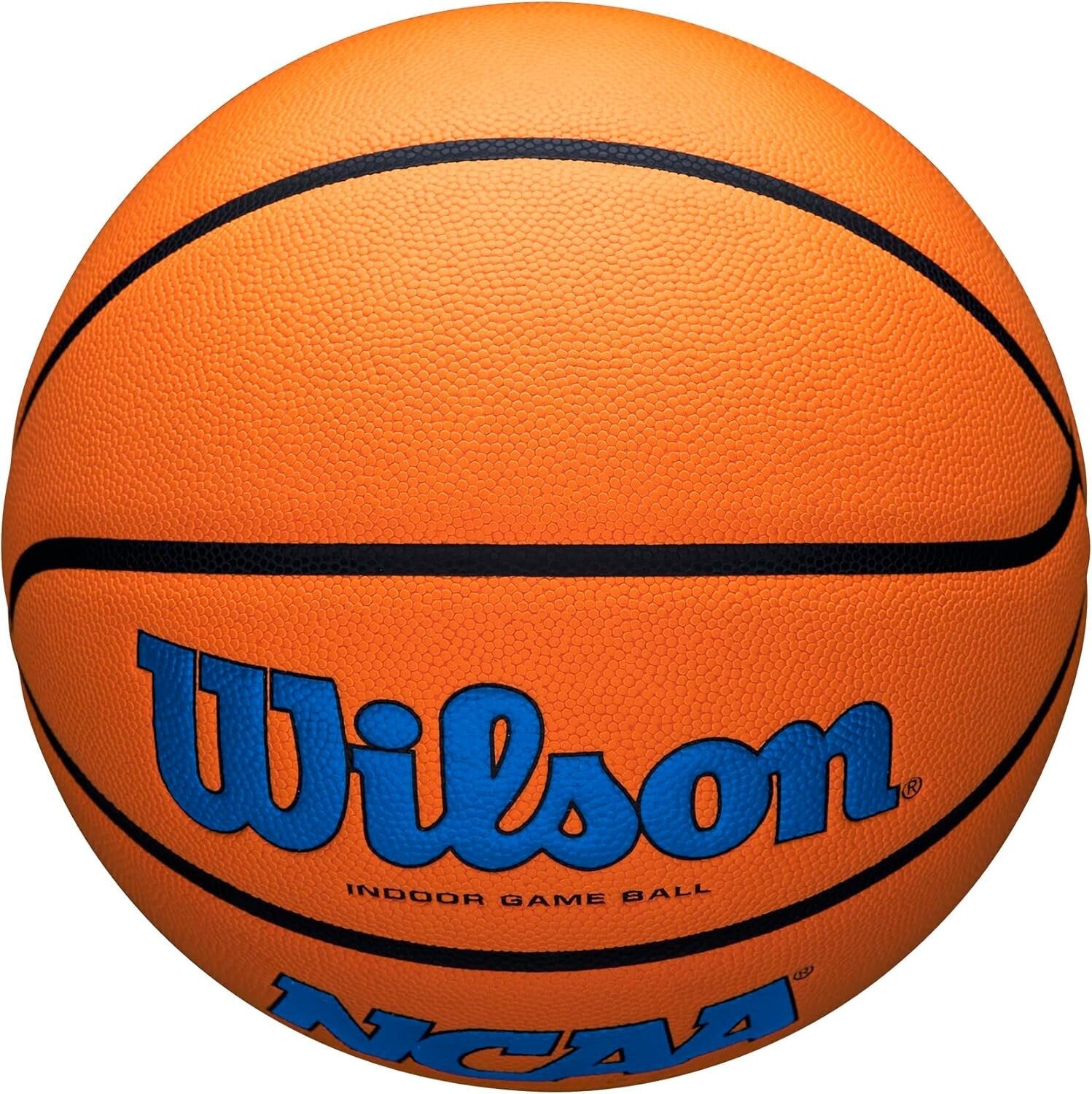 NCAA Official Indoor Basketball - Royal/Orange, Size 7, Unparalleled Performance