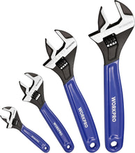 Load image into Gallery viewer, Versatile Adjustable Wrench Set - 4 Sizes, Corrosion-Resistant Finish, Easy Grip
