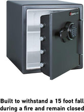 Load image into Gallery viewer, Home Security Fireproof Safe, Digital Keypad &amp; Organizational Shelf - 1.23 Cu Ft