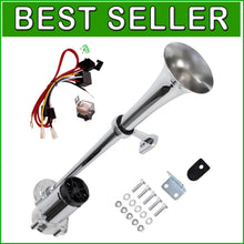 Load image into Gallery viewer, Universal 12V Heavy-Duty Train Horn with Compressor - 150dB for Any Vehicle
