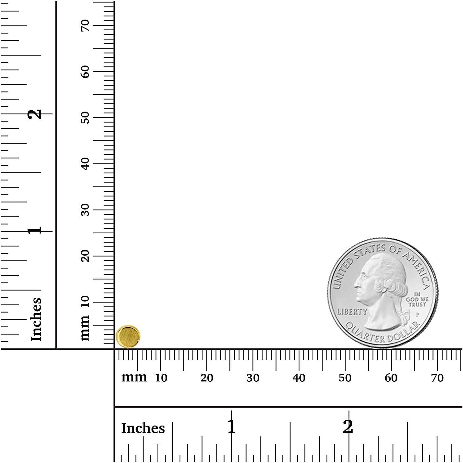 Elegant 14K Yellow Gold Screw Back Stud Earrings - Versatile Shapes & Styles