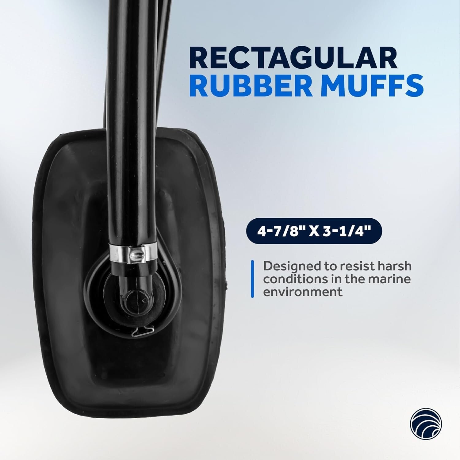 Premium Dual-Feed Outboard Motor Muffs with Quick Connect for Easy Flushing