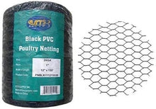 Load image into Gallery viewer, Versatile 12" x 150' Black Chicken Wire with Sturdy Hexagonal Mesh for Fencing