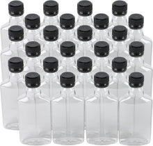Load image into Gallery viewer, 375ml Leak-Proof PET Bottle with Tamper-Evident Cap - 24 Pack Black Lids
