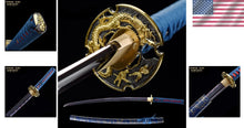 Load image into Gallery viewer, Authentic Japanese Katana - Clay Tempered, 1.4kg, Includes Scabbard, Sharp Edge