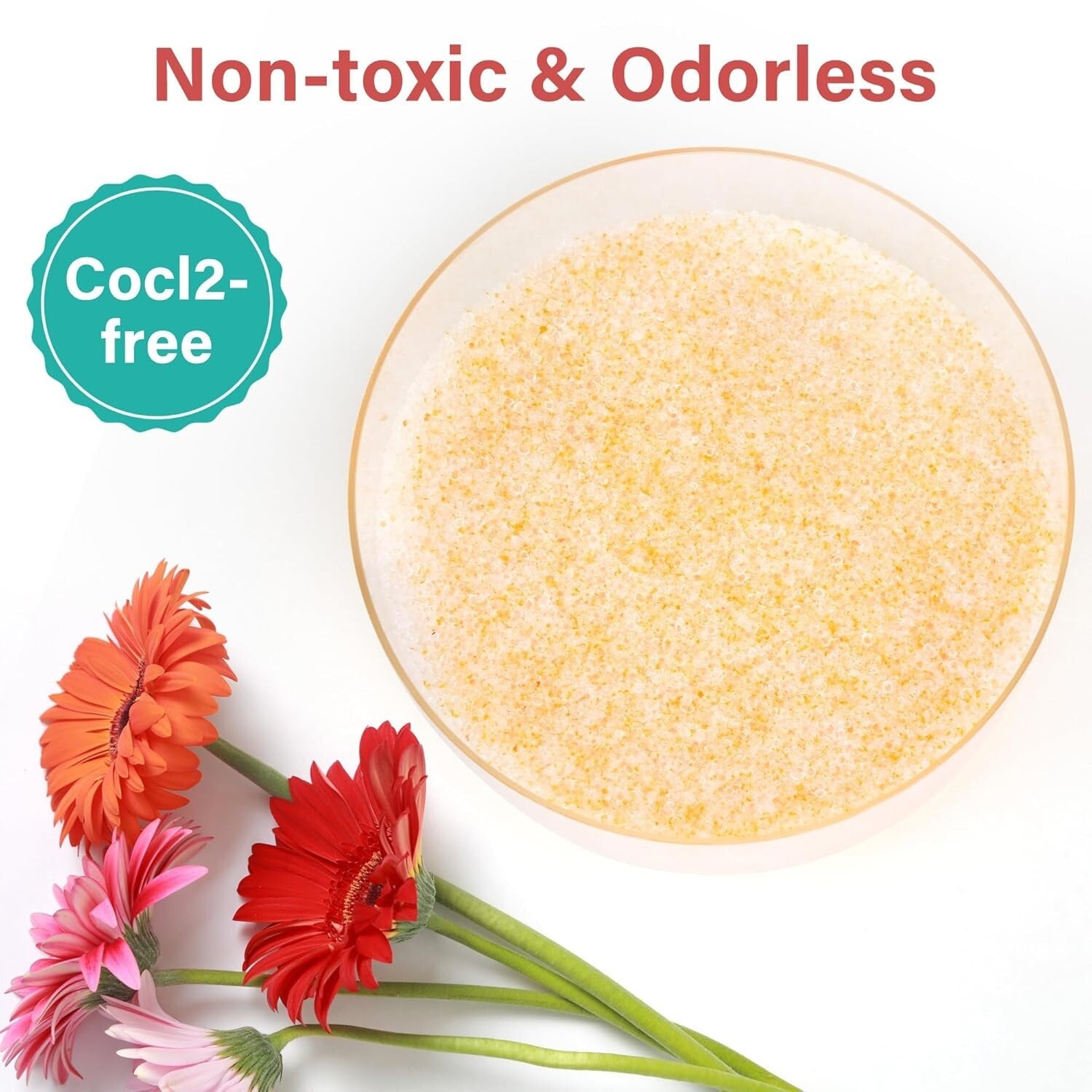Effortless Flower Preservation with 10 LBS Color Indicating Silica Gel Crystals