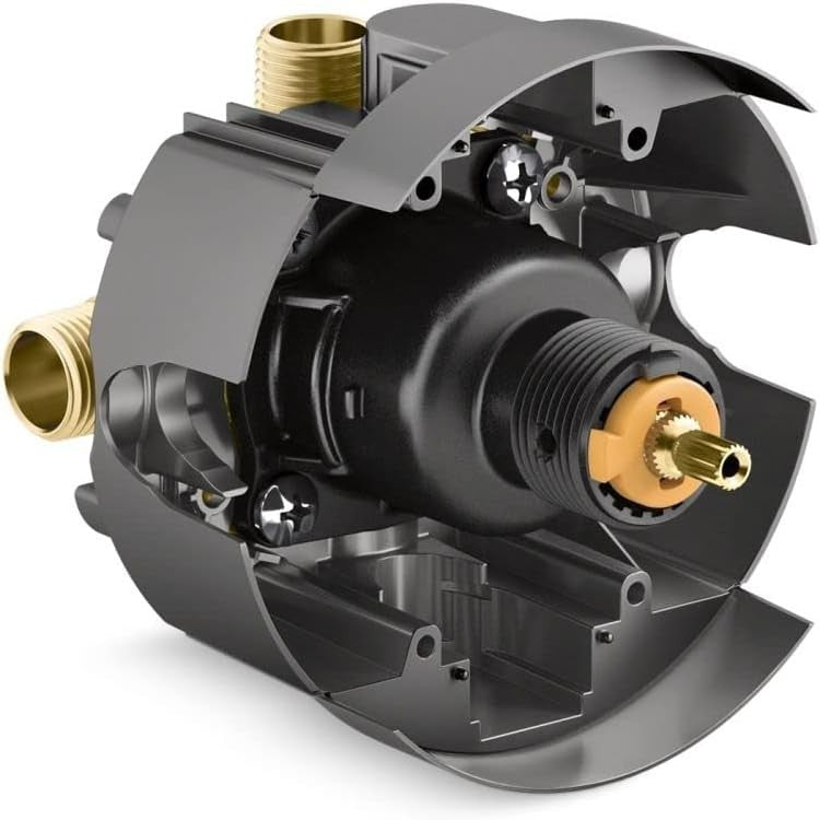 Durable Shower Valve Body & Cartridge Kit for Effortless Temperature Control