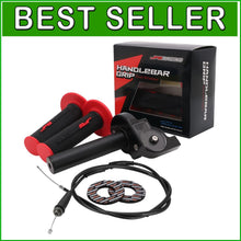 Load image into Gallery viewer, Universal 7/8" Aluminum Alloy Throttle Grips with Cable - Lightweight &amp; Durable