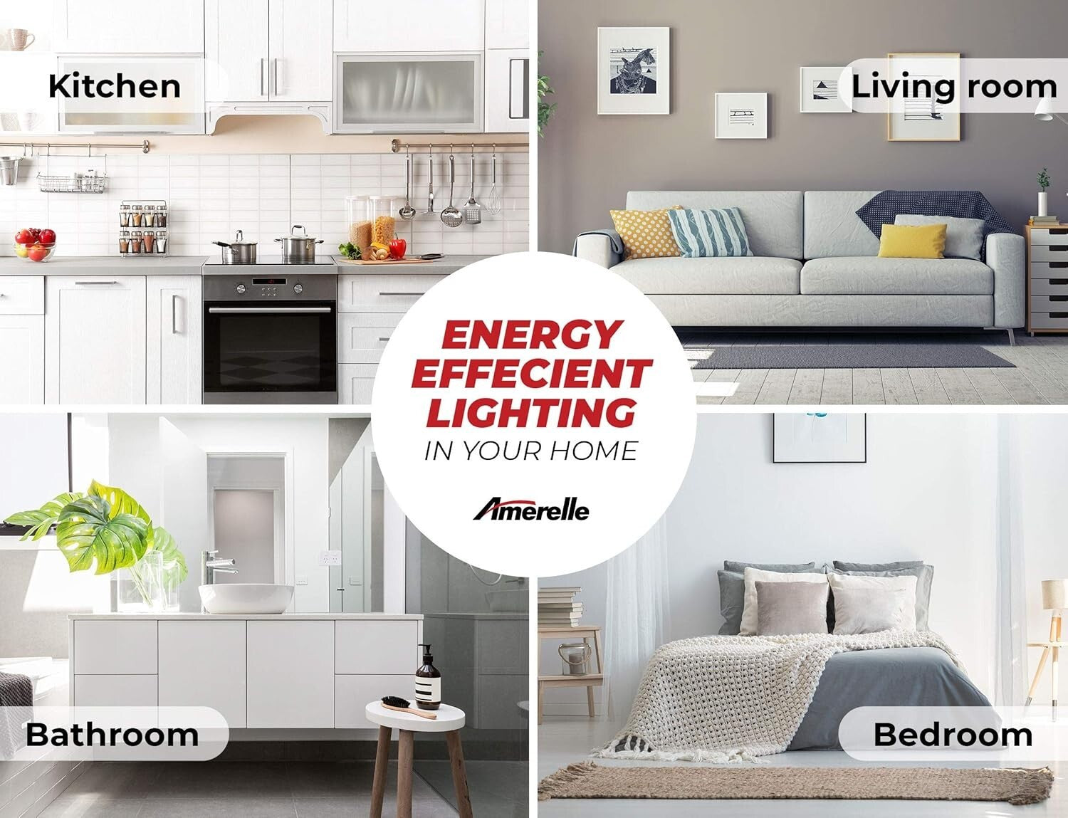 5-Pack Motion Sensor LED Night Lights for Safe Illumination - Nursery & Bathroom