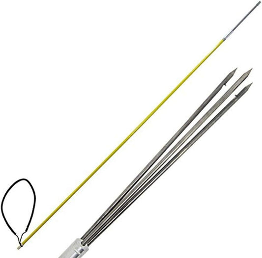 5' One-Piece Spearfishing Pole with 3-Prong Tip - Perfect for Travel & Adventure