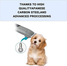 Load image into Gallery viewer, Lightweight Ceramic &amp; Stainless Steel Clipper Blades - Ideal for Smooth Grooming