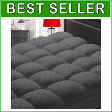 Load image into Gallery viewer, Queen Size Extra Thick Mattress Pad with 8-21 Inch Deep Pocket, Machine Washable