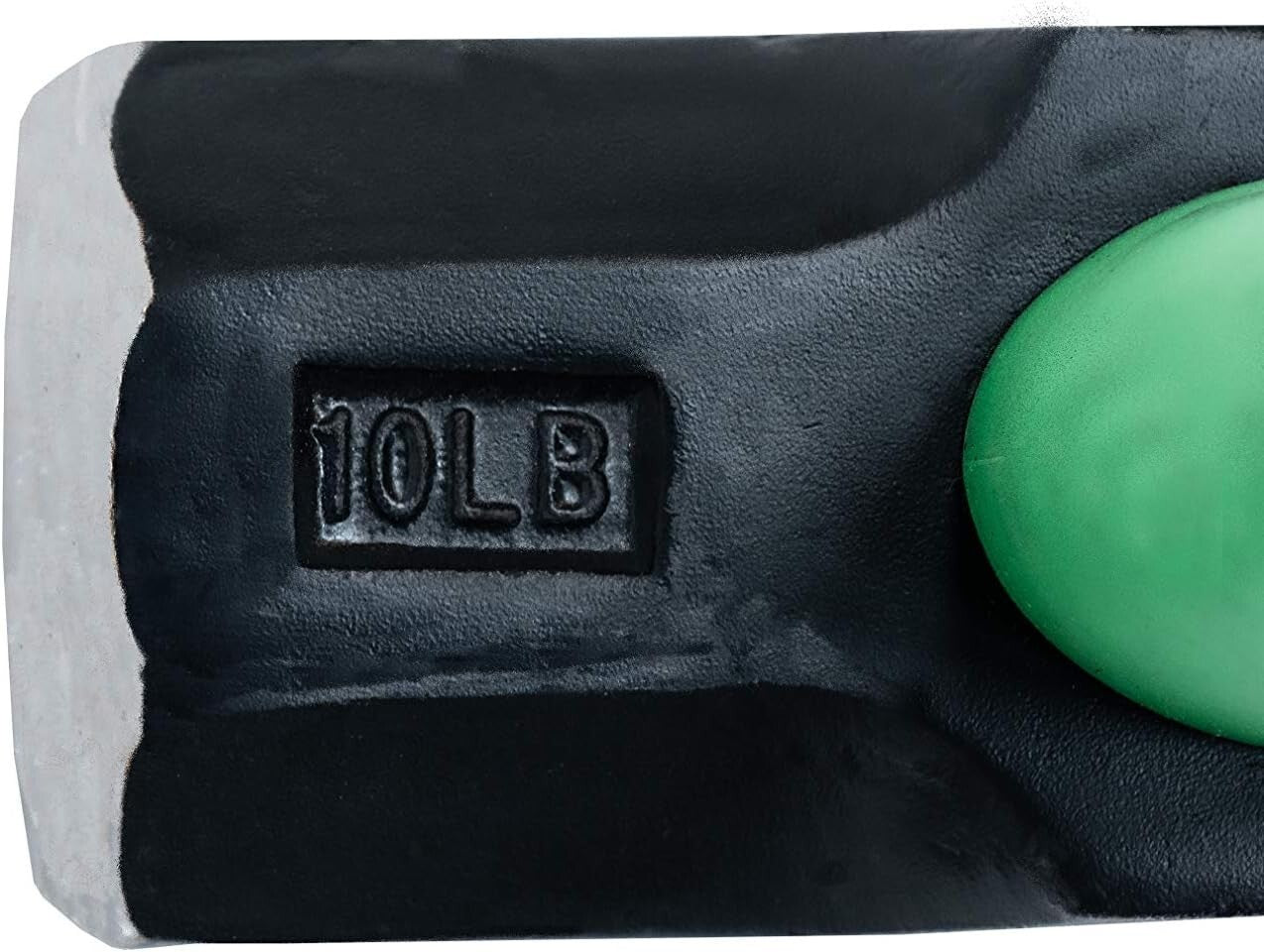 Durable 10lb Sledge Hammer with No-Slip Grip & Fiberglass Handle for Tough Tasks