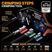 Load image into Gallery viewer, Versatile Crimping Tool Kit for JST, Du Pont, and Molex - 27 Connectors Included