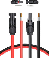 Load image into Gallery viewer, 70FT 10AWG Weatherproof Solar Extension Cable with Male &amp; Female Connectors