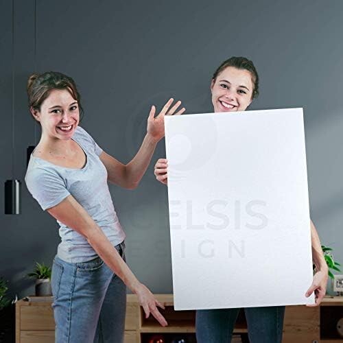 Durable Matte White Foam Board 15-Pack - Ideal for Signs, Presentations & Art