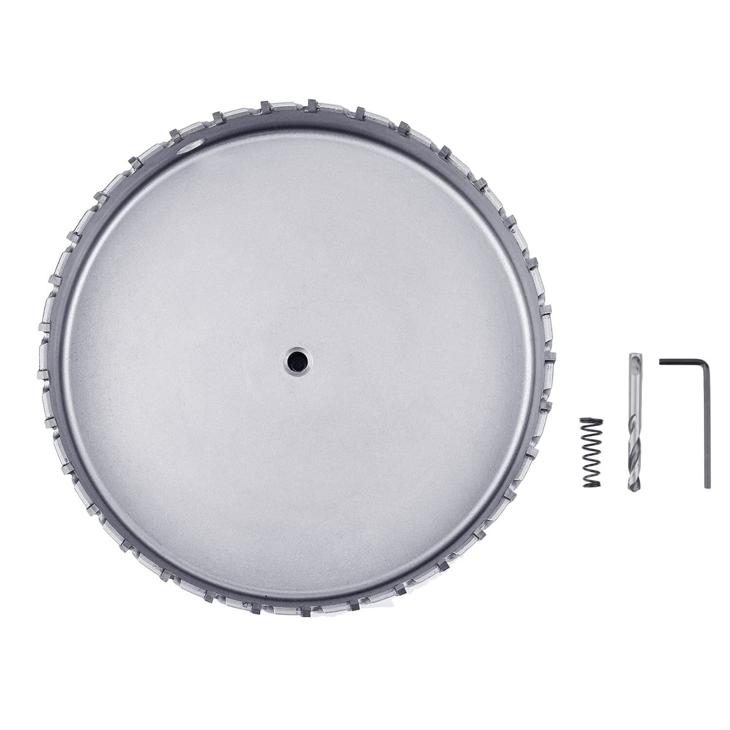 55mm Metal Hole Saw with Dual Drill Bits - Ideal for Wood and Metal Projects