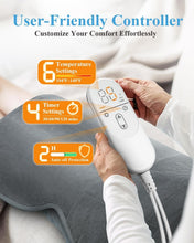 Load image into Gallery viewer, Rejuvenating Heating Pad for Neck &amp; Shoulders - 6 Settings with Washable Cover