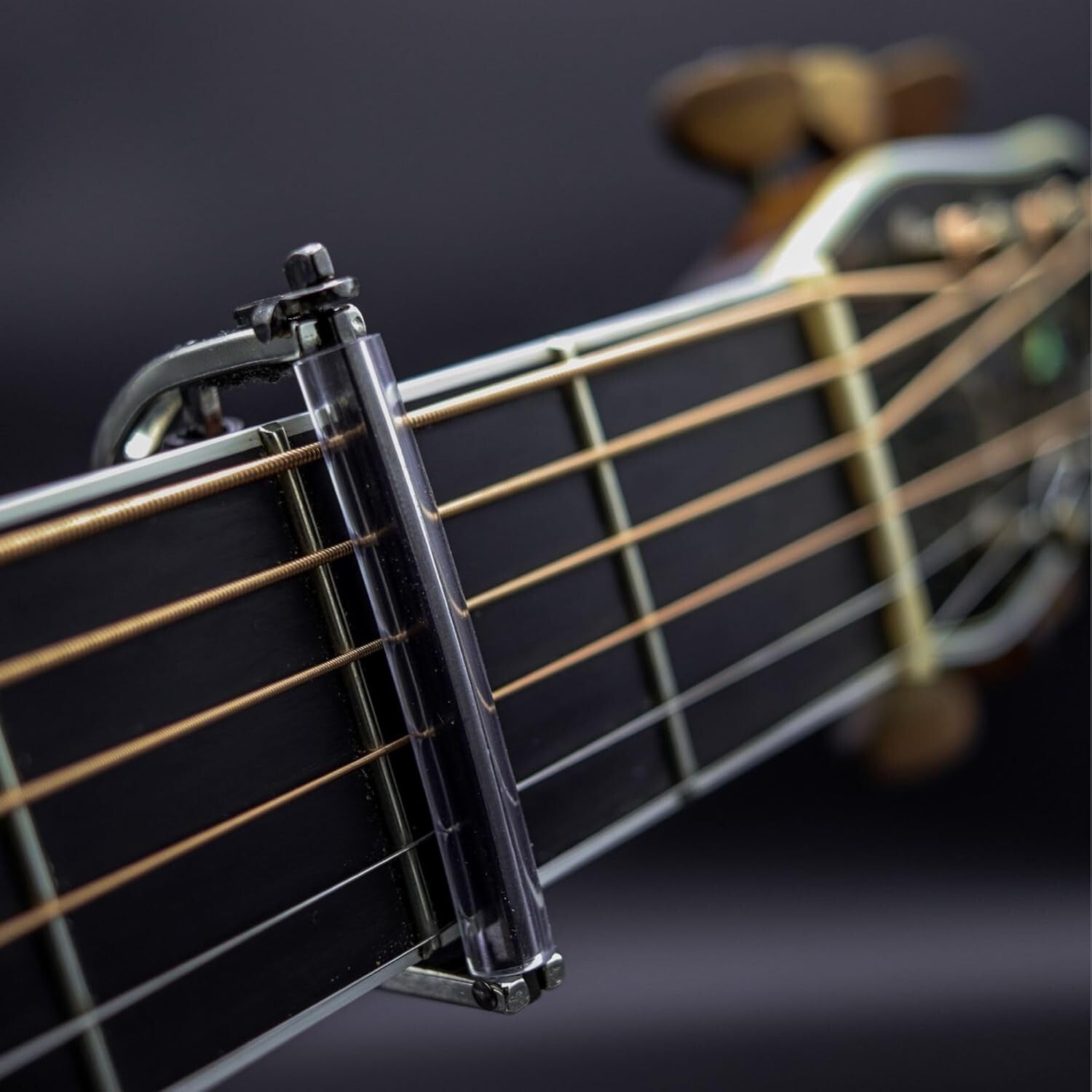 Durable Acoustic Guitar Capo with Felt Lining - Perfect for World-Music Styles