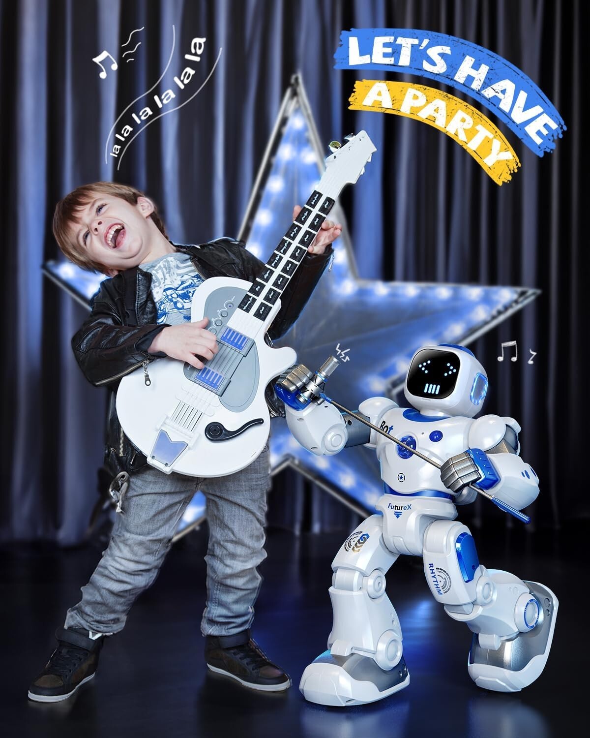 Rechargeable Voice-Controlled Robot for Kids - Perfect Gift for Ages 4-9