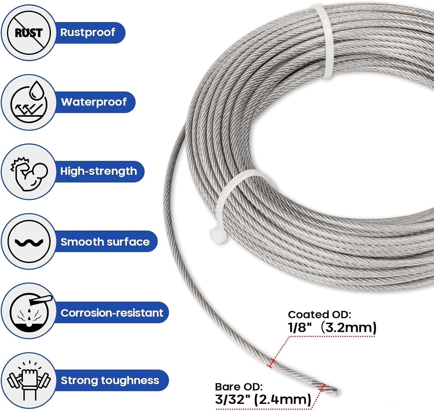 All-in-One Rectangle and Triangle Sun Shade Installation Kit with 5" Turnbuckles