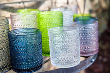 Load image into Gallery viewer, Timeless Sage Green Vintage Glass Set – 13 oz Iced Beverage Glasses (6 Pack)