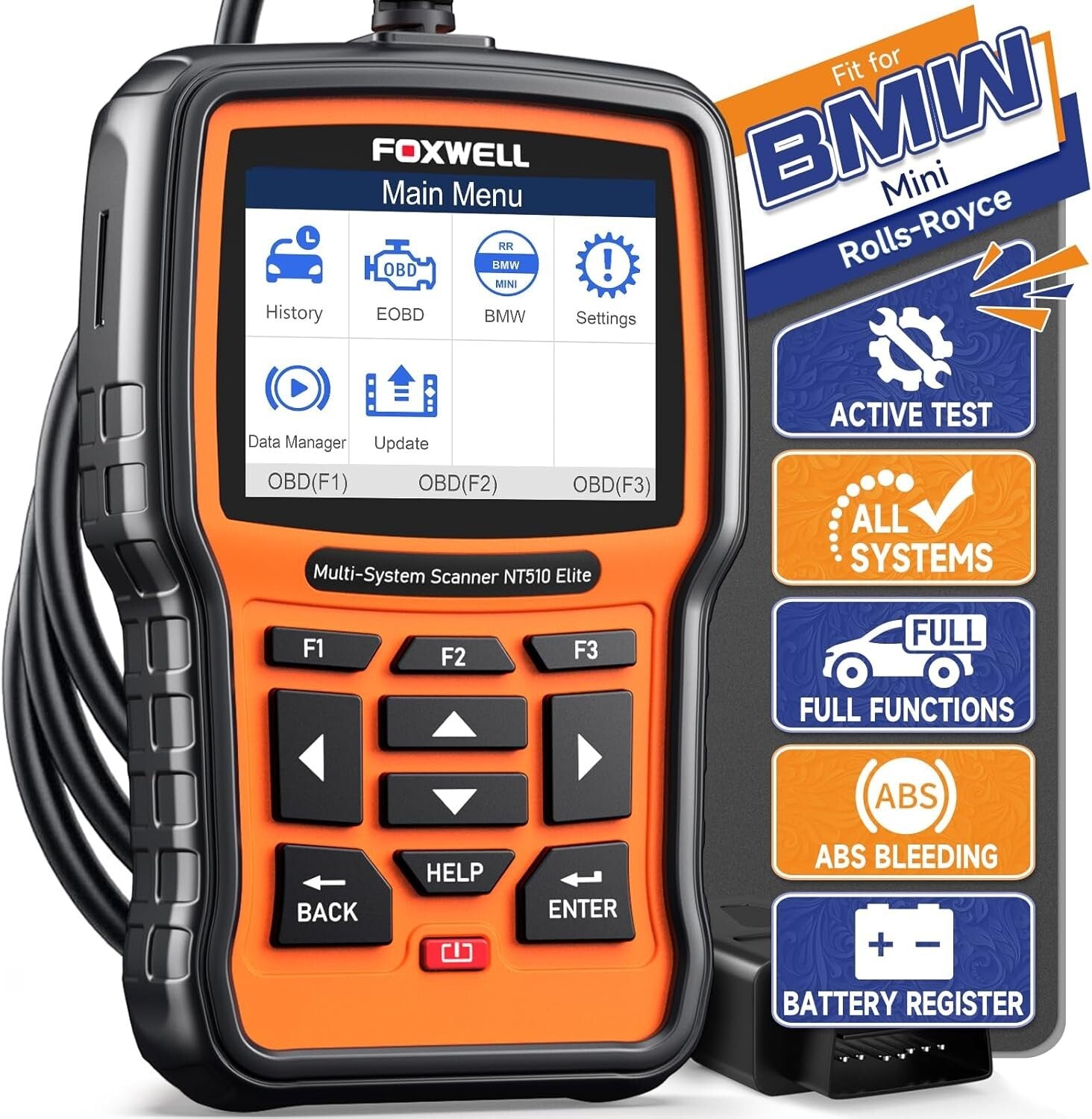 Complete BMW & Mini Diagnostic Tool with Battery Registration and Reset Services