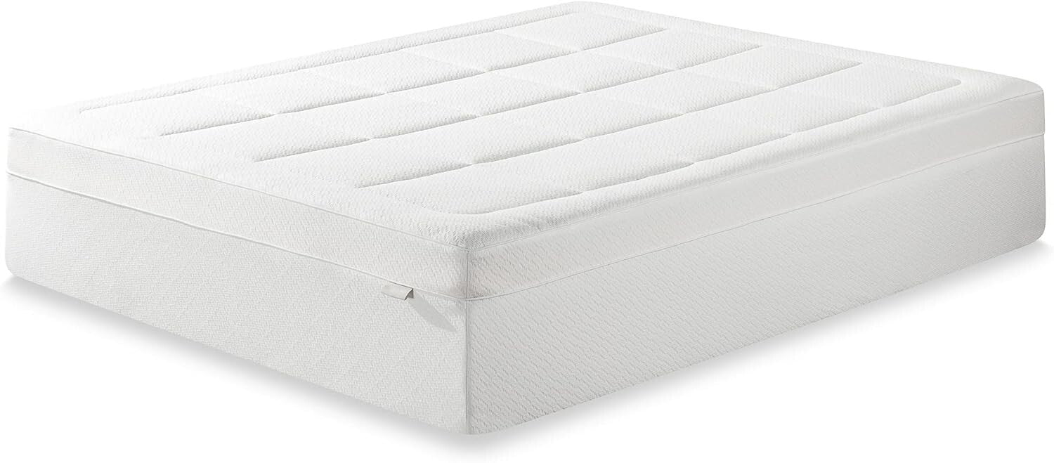 Twin Mattress Topper - 4-Inch Green Tea Infused Memory Foam for Better Sleep
