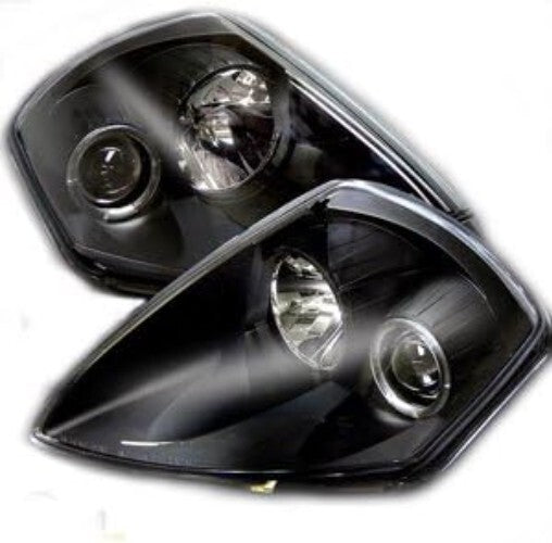Upgrade to Black LED Halo Projector Headlights for 2000-2005 Mitsubishi Eclipse