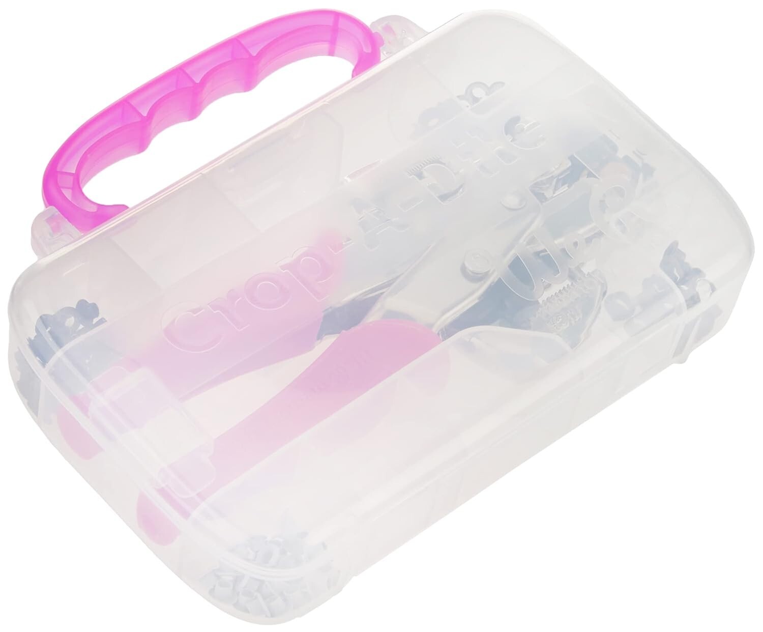 All-In-One Crop-A-Dile Eyelet Punch Tool with 100 Eyelets and Carrying Case