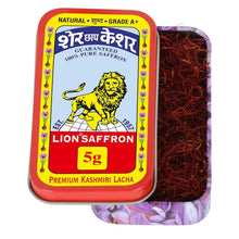 Load image into Gallery viewer, 5g Premium Kashmiri Saffron Grade A+ for Culinary &amp; Beauty Use | Organic Kesar