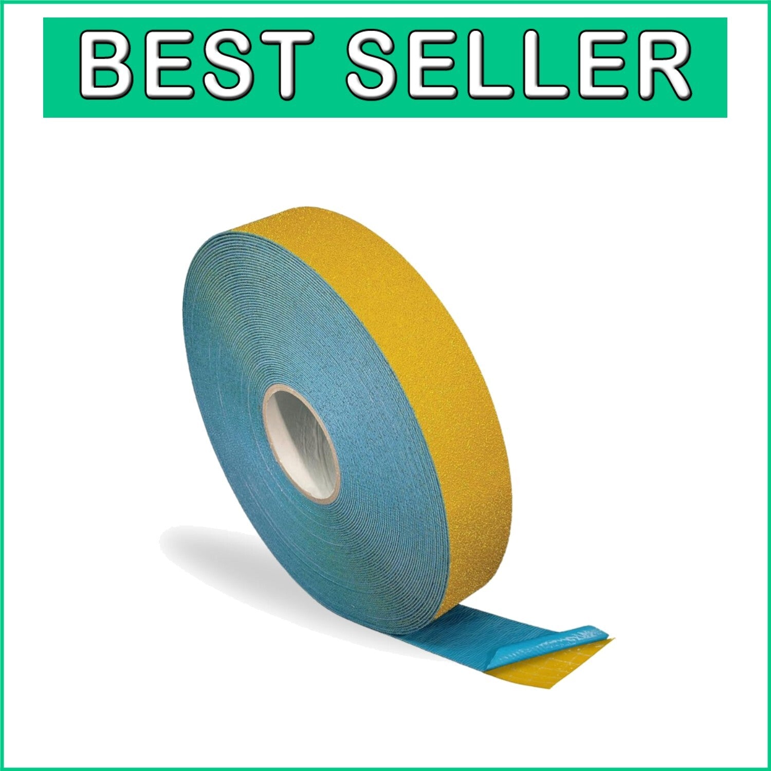 BASt Certified 2" Reflective Slip-Resistant Pavement Marking Tape - 108ft Yellow