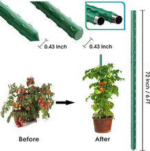 Load image into Gallery viewer, Garden Support Stakes – 25Pcs 72-Inch Stakes Ideal for Potted Plants &amp; Vines