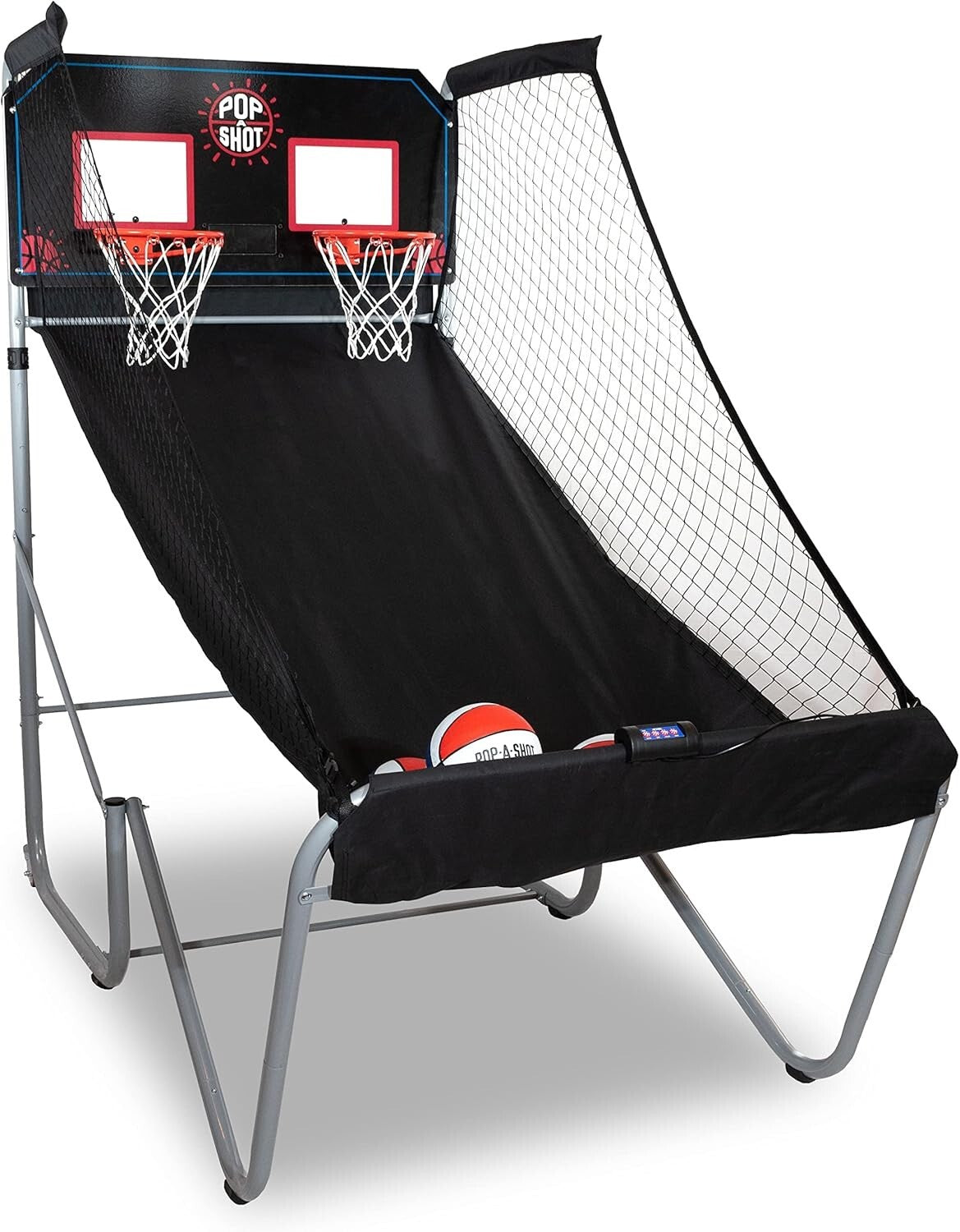 Family-Friendly Arcade Basketball Set - Adjustable Height, Durable Steel Frame