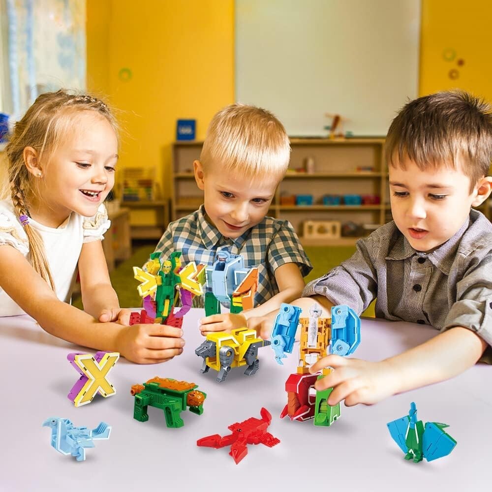 Eco-Friendly 26 Piece Alphabet Animals - Interactive STEM Learning for Toddlers