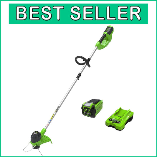 Effortless Lawn Care: 40V 12" Cordless Trimmer with Fast Recharge 2.0Ah Battery
