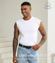 Load image into Gallery viewer, Classic Fit 6-Pack Men's Cotton Undershirts with Invisible Crew Neck Design
