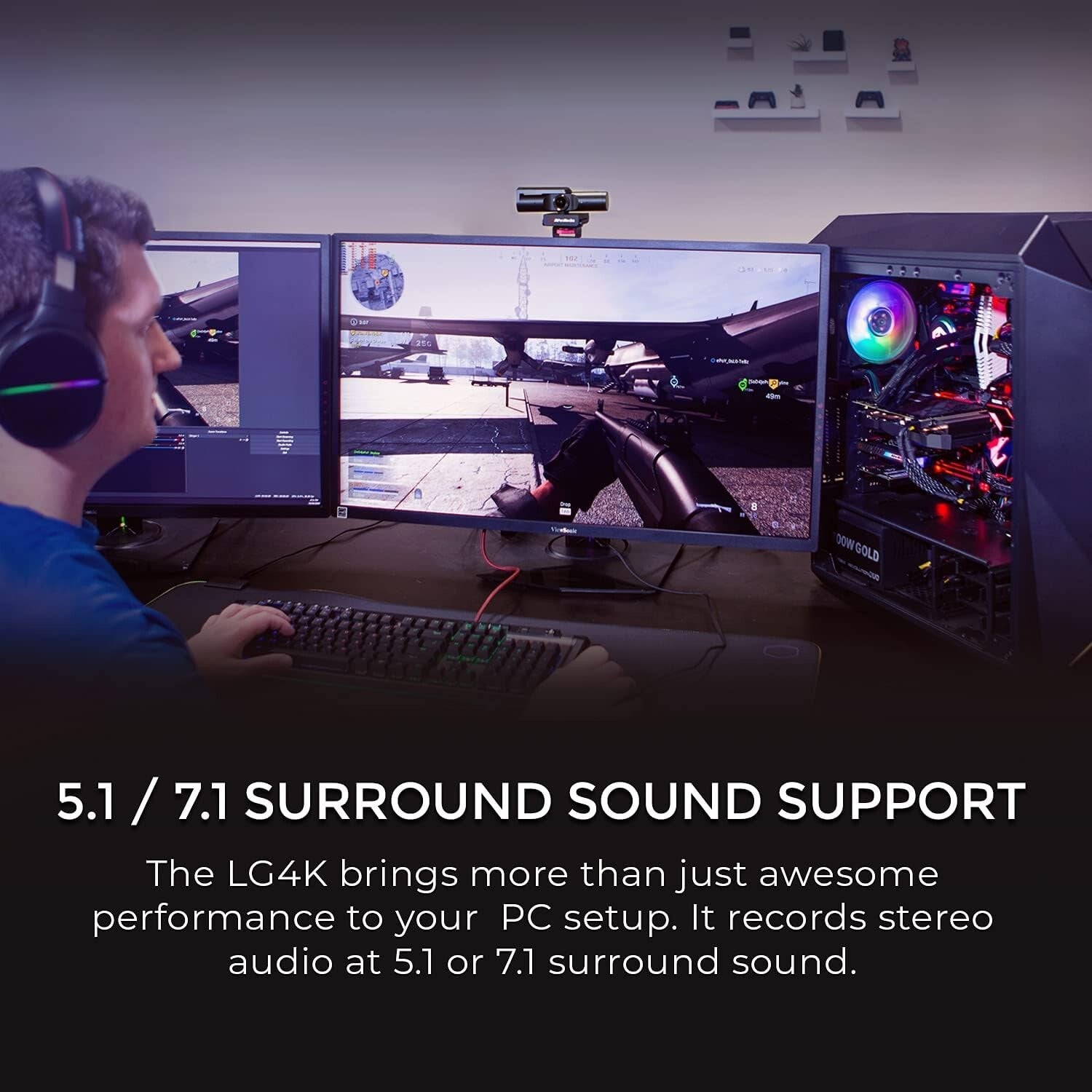 Plug-and-Play 4K60 Internal Capture Card for PS5/Xbox Series X - Instant Setup