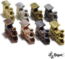Load image into Gallery viewer, Ideal Gift: Mexican Train Double 15 Dominoes Set with Metal Trains - 2-8 Players