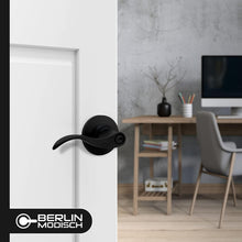 Load image into Gallery viewer, Modern Reversible Entrance Door Handle with Keyed Alike Deadbolt - Easy Install