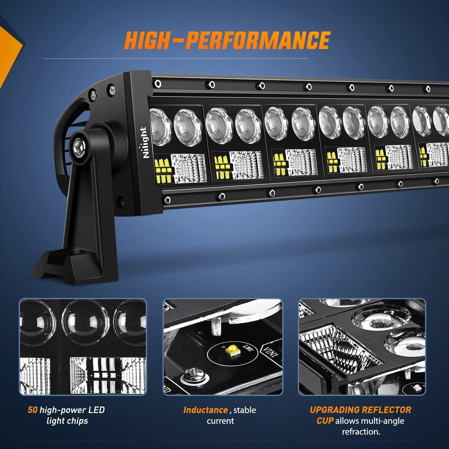 Versatile 22-Inch 150W LED Light Bar with Smooth Finish and Easy Installation